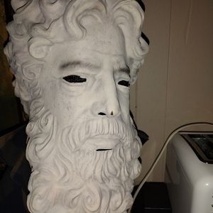 Full face and neck rubber Halloween mask